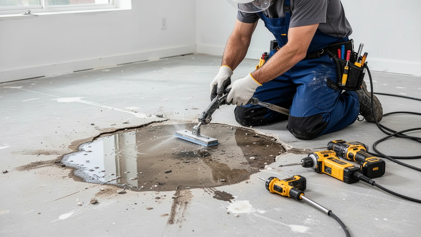 Floor Water Damage Repair