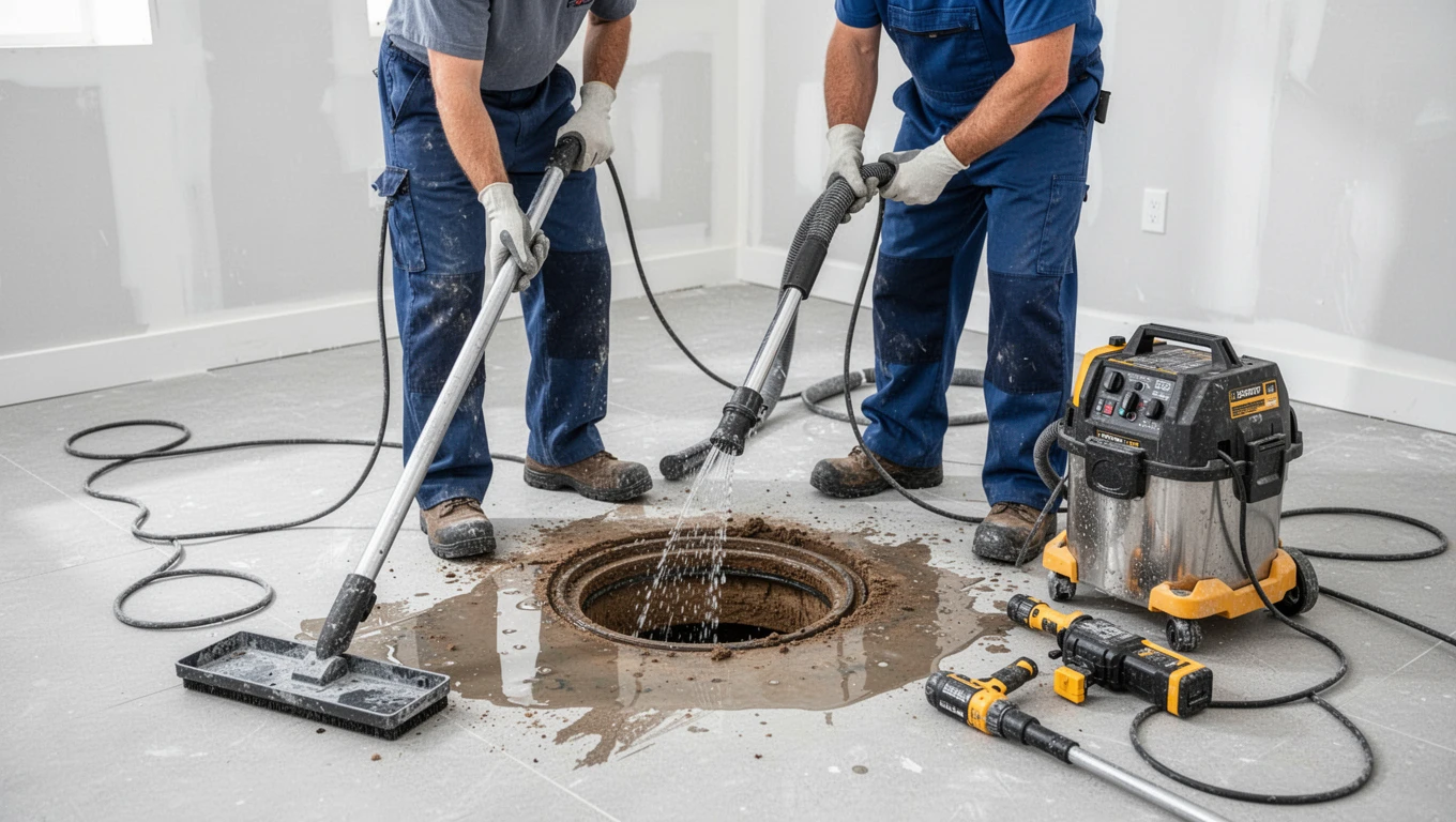 Sewage Backup Cleanup