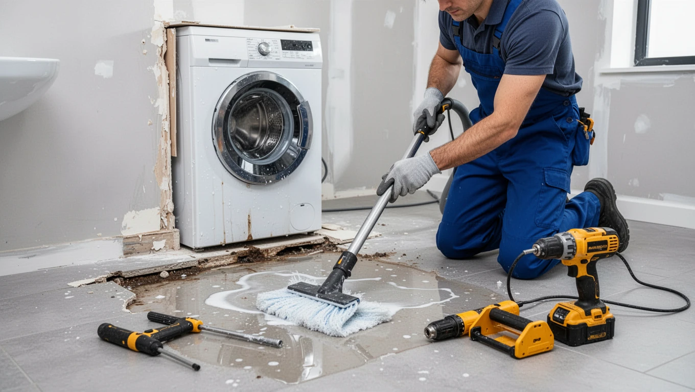 Appliance Leak Cleanup