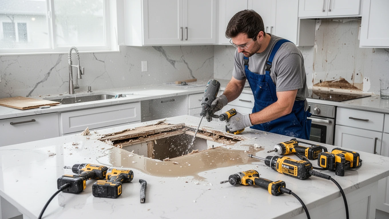 Kitchen Water Damage Repair